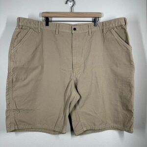Carhartt B278 Tan Canvas Cargo Work Shorts 11 Inch Inseam Mens Size 50
